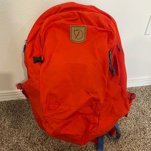 Lightly used Fjallraven 26L pack - “high coast trail 26” - orange